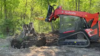 Danuser Intimidator hits the limit of the Kubota SVL75-3