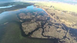 Lake Cerknica (aerial video)