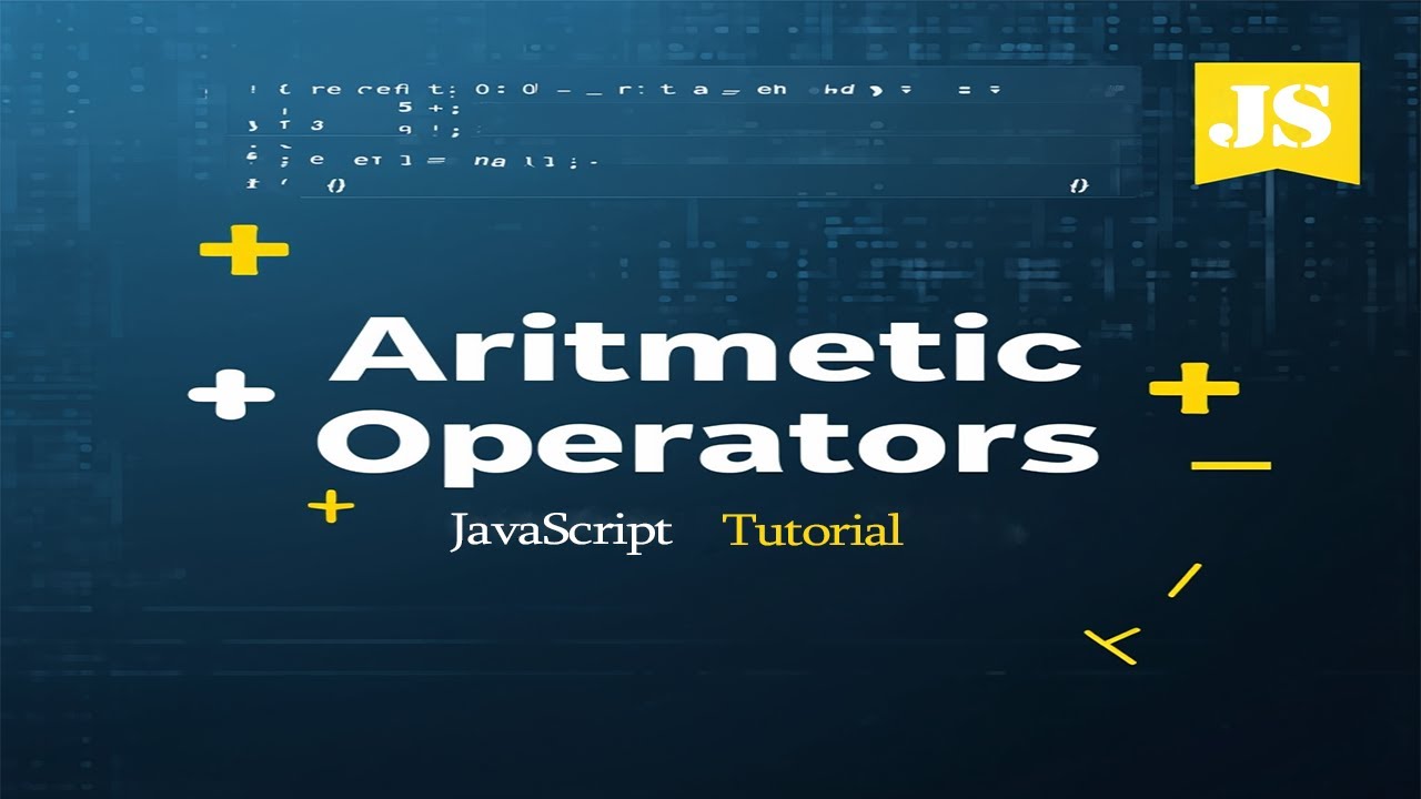 Arithmetic Operators In Javascript Youtube
