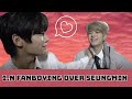 I.N fanboying over Seungmin