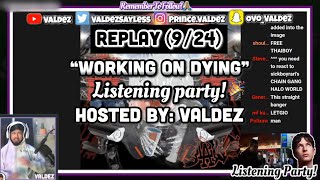 REPLAY (9/24) | BLADEE “Working on Dying” Listening Party! 🎉🔥 Hosted By: @ValdezSayLess