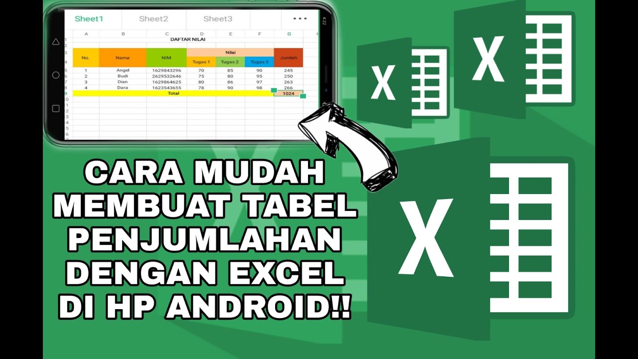 Incredible Membuat Tabel Di Excel Android Ideas » Blog Ihsanpedia