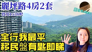 💥業主移民蝕讓400萬??🛬🛬客廳4.2米闊超級巨則！！向南山景有幾正？｜九肚山｜4房2套實用1538呎｜玖瓏山｜