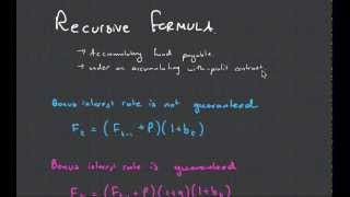 CT5 Chapter 6.5 Recursive Formula