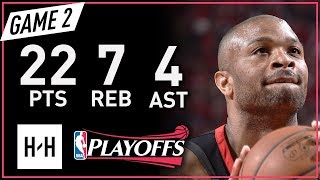 PJ Tucker  Game 2 Highlights Warriors vs Rockets 2018 NBA Playoffs WCF - 22 Pts,