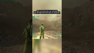Did you know you can actually get through the front door to Vault 87? #fallout3 #fallout