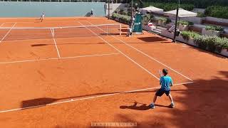 Carlos Alcaraz's brother gets outclassed by the ambidextrous Davidov (U12 IMG Future Stars 2022)