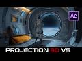 Create a sci-fi starship with  CG character using Projection 3D in After Effects
