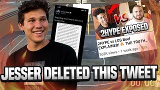 Jesser Responds To My Video, Then DELETES Tweet After 😱THE TRUTH ABOUT 2HYPE FT. JESSER