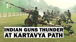 Republic Day 2023: Made in India Guns Roar at Kartavyapath as Indian Flag Gets Unfurled