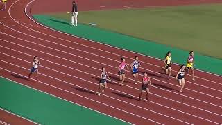 20221015福岡県中学新人陸上 女子4x100mリレー決勝