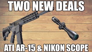 Two New Deals: ATI AR-15 For Less Than $500! Nikon 4-12x-40 Rifle Scope For Only $119!