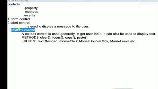 TextBox control | vb.net | properties of textbox control | how to use textbox control in vb.net