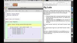 PigLatin Walkthrough