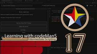 Binary Agents | Intermediate Algorithm Scripting | freeCodeCamp