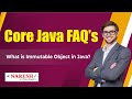 What is Immutable Object in Java | Core Java Interview Questions | Naresh IT