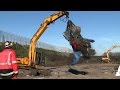 Bulldozers sweep through Calais 'Jungle'