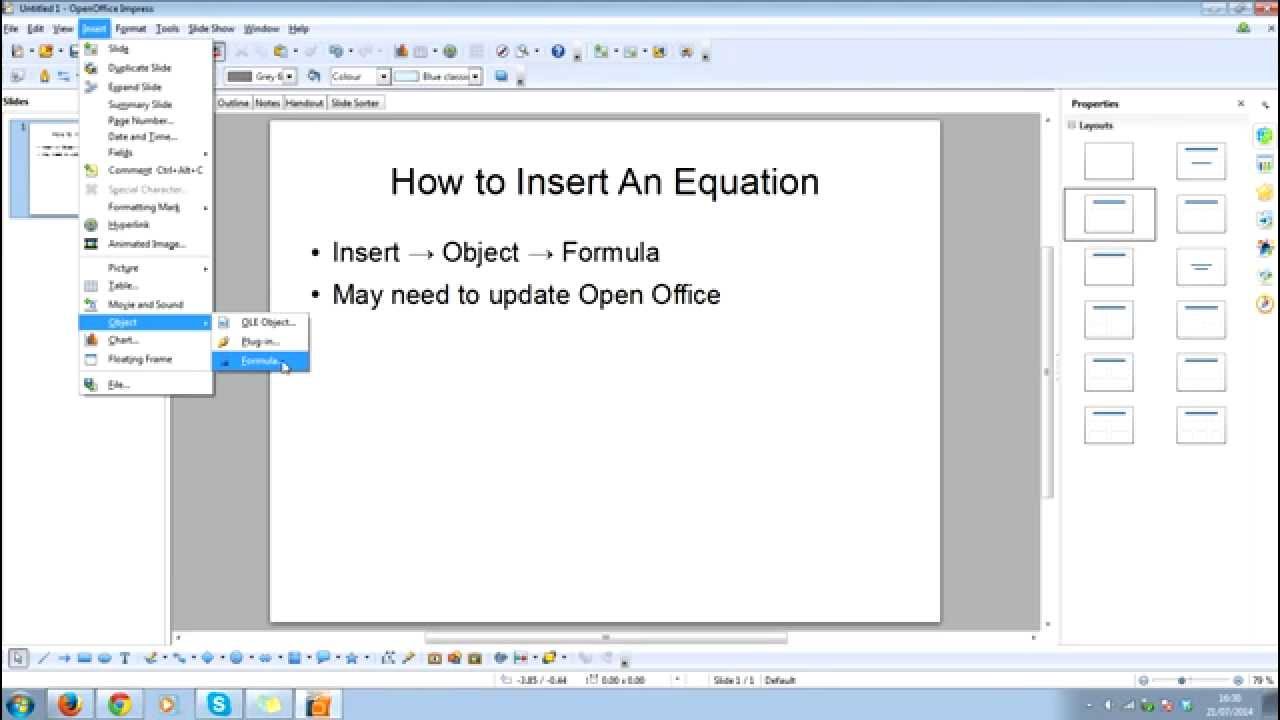 Openoffice Equation Editor Tutorial Tessshebaylo