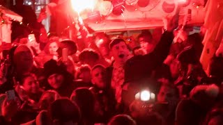 Thousands of Croatians celebrate in Zagreb after World Cup win over Brazil