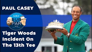 Paul Casey describes an amazing feat he witnessed playing with Tiger Woods at the Masters