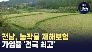 전남, 농작물 재해보험 가입율 '전국 최고'