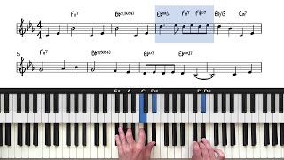 "Pure Imagination" Jazz Piano Lesson For Beginners