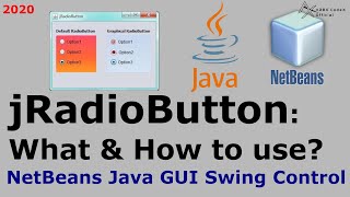 jRadioButton: What & How to Use | Netbeans Java GUI Control - Basics | ARBX CodeX