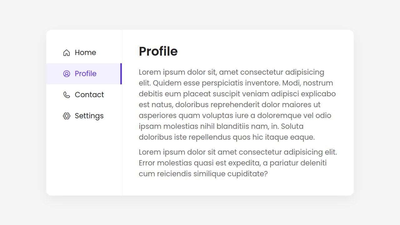 How To Create Vertical Tabs With Html Css And Javascript – Howtodoes