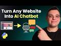 I Built a Python Script That Turns Any Website Into an AI Chatbot