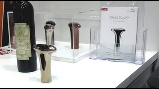 【CEATEC2013】 DENSO  真空引きによりワインの酸化を一週間抑制するワインセーバー