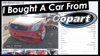 I Bought A Infiniti G35 From A Copart Auction | Drift Build Ep. 1