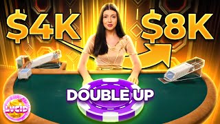 INSANE DOUBLE UP AT THE VIP BLACKJACK TABLE!