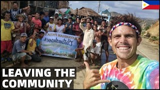 LEAVING FILIPINO COMMUNITY - Driving Home After Typhoon Bayanihan In Bicol (Thank You!)