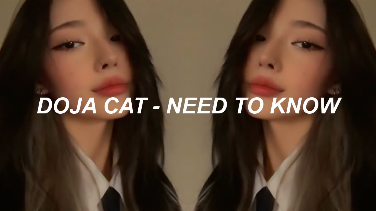 Doja Cat - 'Need To Know' Lyrics - YouTube