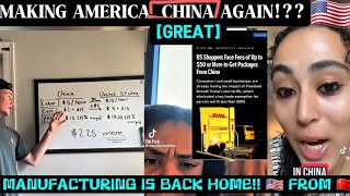 AMERICA BRINGING BACK MANUFACTURING HOME. TIRED!! WITH MADE IN CHINA PRODUCT || REDNOTE EYE Opening