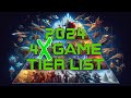 4X Games Tier List - 2024 (X) - Top 4X Games of the Past Decade