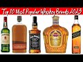 Top 10 Most Popular Whiskey Brands 2023