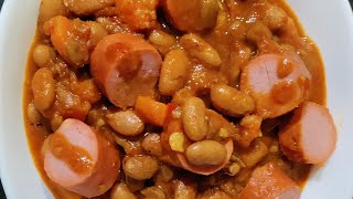 How to make delicious beans stew - Fresh beans recipe (MY KITCHEN 254)