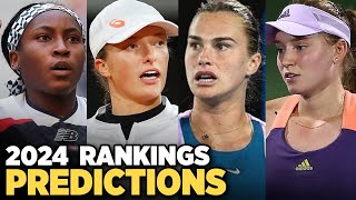 Top 10 WTA Rankings 2024 Predictions | Tennis Talk News