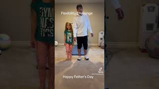 Fathers’s Day Flexibility Challenge #fathersday  #flexibilitychallenge@BrittHertz @annamcnulty