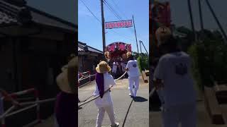 20180714-1001 南房総市白浜島崎地区厳島神社祭礼屋台曳き回し