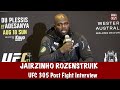 Jairzinho Rozenstruik on INSANE judges score card vs. Tai Tuivasa, Wants Top 5 next | UFC 305