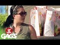 Stealing Customers' Grocery Bags Prank!