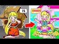 [🐾paper doll🐾] Rapunzel Surviving $1 vs $10,000 House Challenge - Barbie Story & Craft