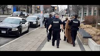 Hamilton Police Manhandle, Arrest and Ticket Citizens Exercising Their Constitutional Rights