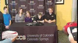 UCCS introduces the newest player on its basketball team