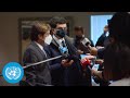 France on Ukraine - Security Council Media Stakeout (31 January 2022)