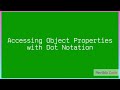 Accessing Object Properties with Dot Notation in javascript |#javascript | #Revildo_code