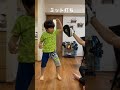 5歳児の空手　ミット打ち