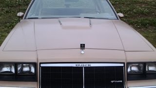 1980's Buick Regal T Type Sport Coupe Gold Eustis122615